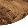 Pöytälevy Ø 40 x 1,5 cm Pyöreä Tekninen puu Vanha puu