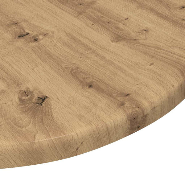 Pöytälevy Ø 40 x 1,5 cm Pyöreä Tekninen puu Artisaanitammi