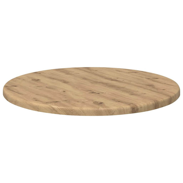 Pöytälevy Ø 40 x 1,5 cm Pyöreä Tekninen puu Artisaanitammi