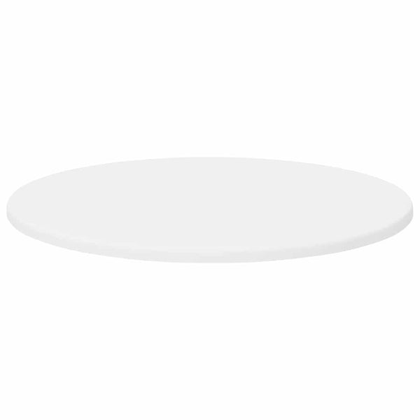 Pöytälevy Ø 50 x 1,5 cm Pyöreä Tekninen puu valkoinen