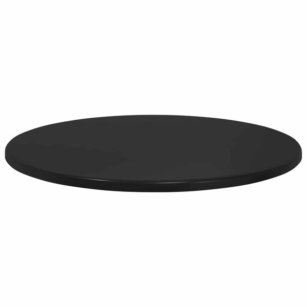 Pöytälevy Ø 50 x 1,5 cm Pyöreä Tekninen puu Musta