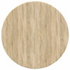 Pöytälevy Ø 50 x 1,5 cm Pyöreä Tekninen puu Sonoma-tammi