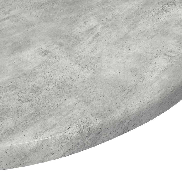 Pöytälevy Ø 50 x 1,5 cm Pyöreä Tekninen puu Betoninharmaa