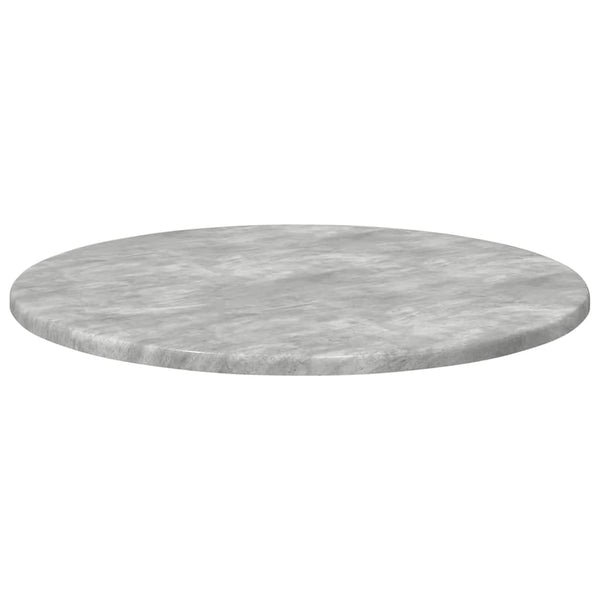 Pöytälevy Ø 50 x 1,5 cm Pyöreä Tekninen puu Betoninharmaa