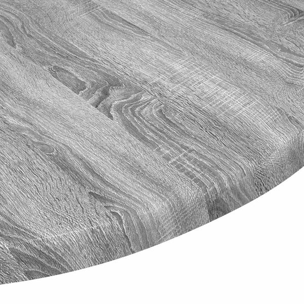 Pöytälevy Ø 50 x 1,5 cm Pyöreä Tekninen puu Harmaa Sonoma