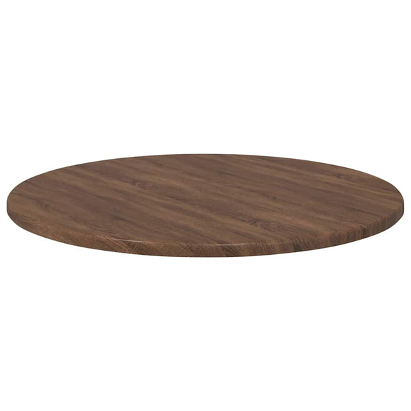 Pöytälevy Ø 50 x 1,5 cm Pyöreä Tekninen puu Ruskea tammi