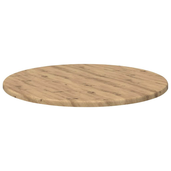 Pöytälevy Ø 50 x 1,5 cm Pyöreä Tekninen puu Artisaanitammi
