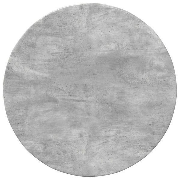 Pöytälevy Ø 60 x 1,5 cm Pyöreä Tekninen puu Betoninharmaa