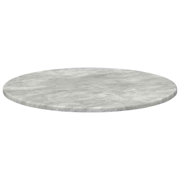 Pöytälevy Ø 60 x 1,5 cm Pyöreä Tekninen puu Betoninharmaa