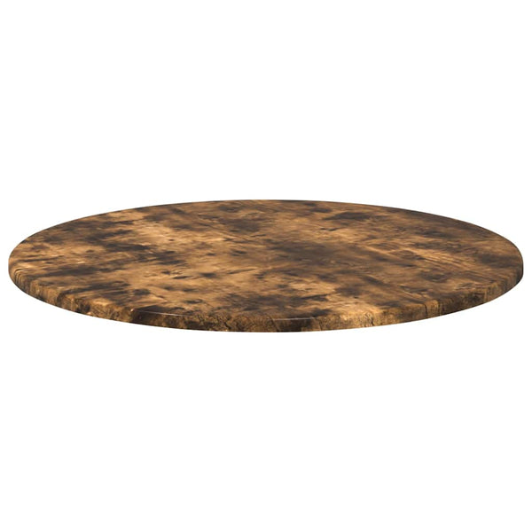 Pöytälevy Ø 60 x 1,5 cm Pyöreä Tekninen puu Savutammi