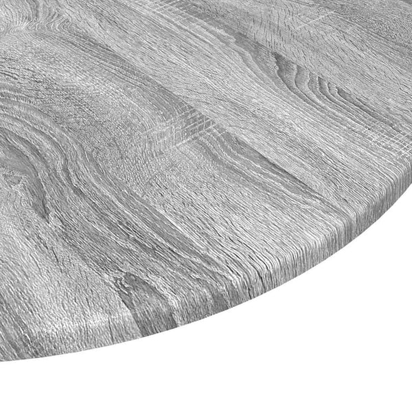 Pöytälevy Ø 60 x 1,5 cm Pyöreä Tekninen puu Harmaa Sonoma