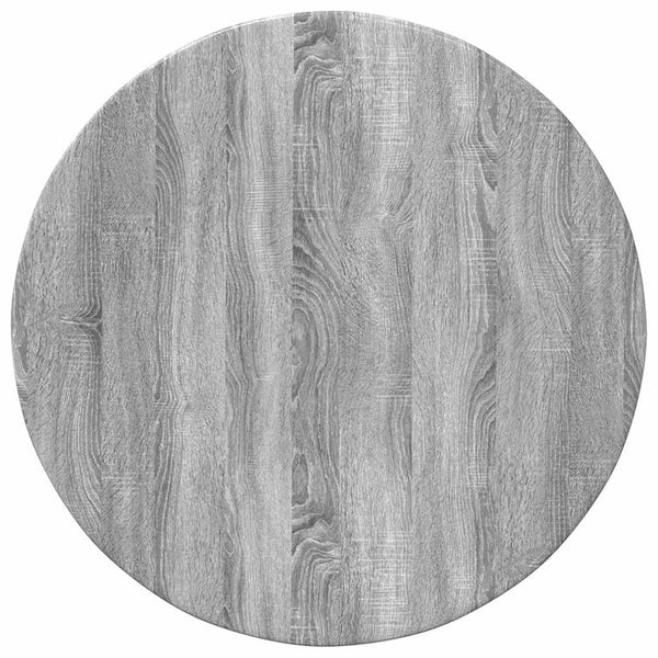 Pöytälevy Ø 60 x 1,5 cm Pyöreä Tekninen puu Harmaa Sonoma