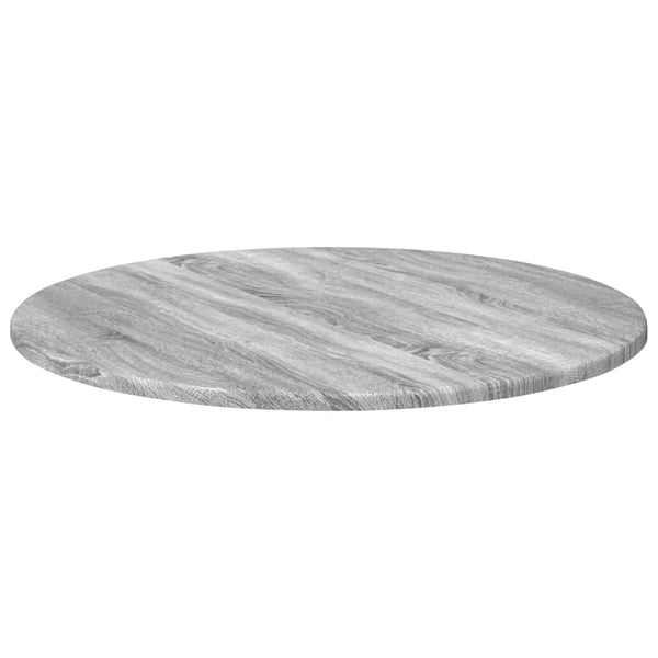 Pöytälevy Ø 60 x 1,5 cm Pyöreä Tekninen puu Harmaa Sonoma
