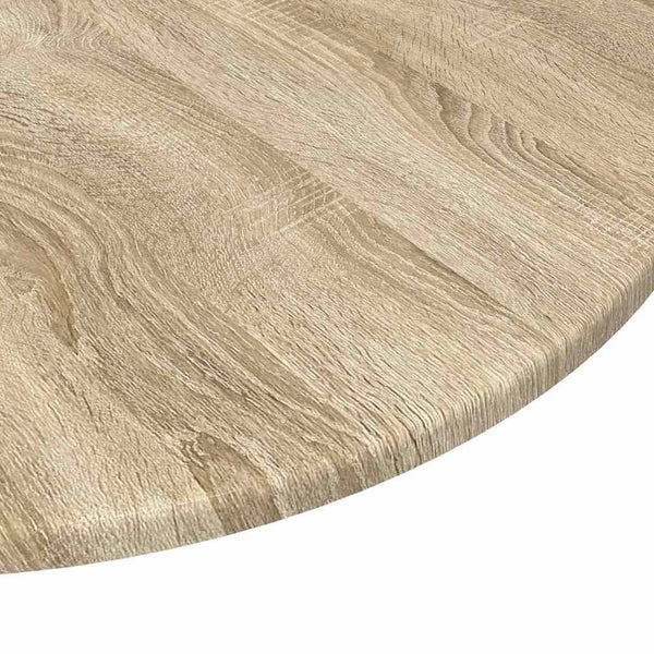 Pöytälevy Ø 70 x 1,5 cm Pyöreä Tekninen puu Sonoma-tammi