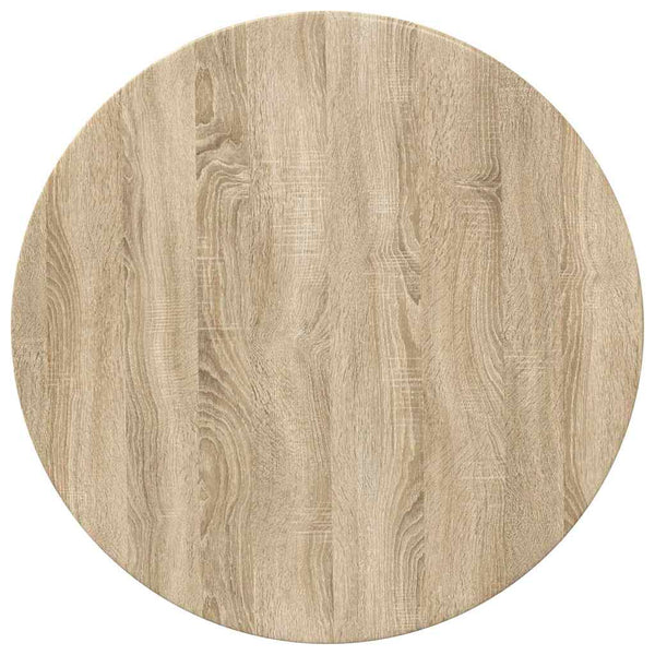 Pöytälevy Ø 70 x 1,5 cm Pyöreä Tekninen puu Sonoma-tammi