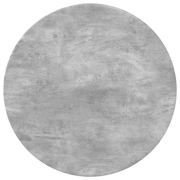Pöytälevy Ø 70 x 1,5 cm Pyöreä Tekninen puu Betoninharmaa