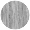 Pöytälevy Ø 70 x 1,5 cm Pyöreä Tekninen puu Harmaa Sonoma
