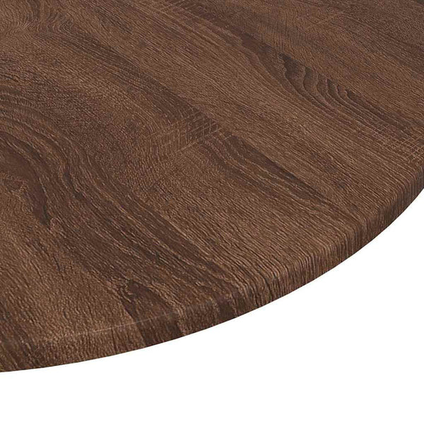 Pöytälevy Ø 70 x 1,5 cm Pyöreä Tekninen puu Ruskea tammi