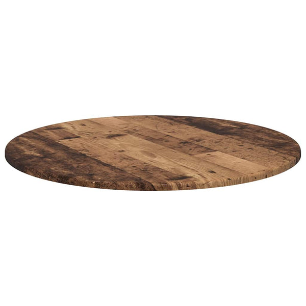Pöytälevy Ø 70 x 1,5 cm Pyöreä Tekninen puu Vanha puu