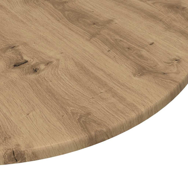 Pöytälevy Ø 80 x 1,5 cm Pyöreä Tekninen puu Artisaanitammi