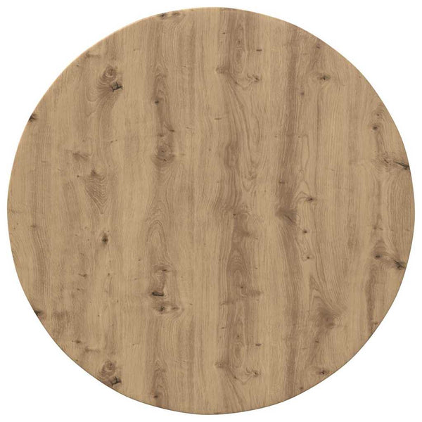 Pöytälevy Ø 80 x 1,5 cm Pyöreä Tekninen puu Artisaanitammi