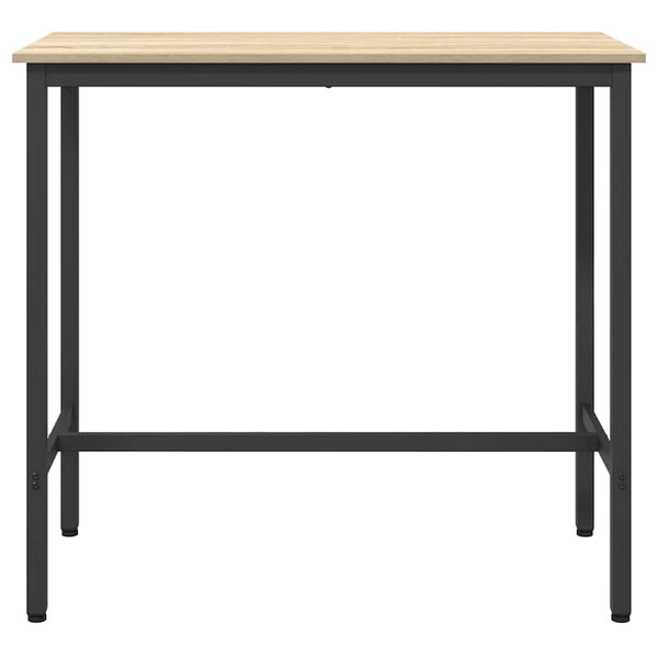 Pöytä Sonoman tammi 100 x 50 x 90,5 cm Kehitetty puu ja teräs