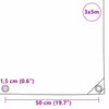 Pressu 650g / m² Ruskea 3 x 5 m Kangas PVC-pinnoitteella