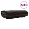 Pressu 650g / m² Ruskea 4 x 8 m Kangas PVC-pinnoitteella