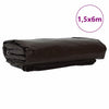 Pressu 650g / m² Ruskea 1,5 x 6 m Kangas PVC-pinnoitteella
