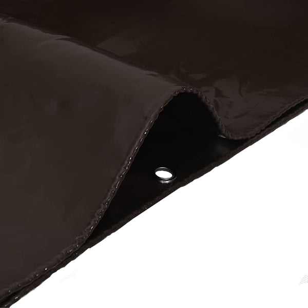 Pressu 650g / m² Ruskea 1 x 2,5 m Kangas PVC-pinnoitteella