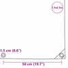 Pressu 650g / m² Ruskea 1,5 x 2,5 m Kangas PVC-pinnoitteella