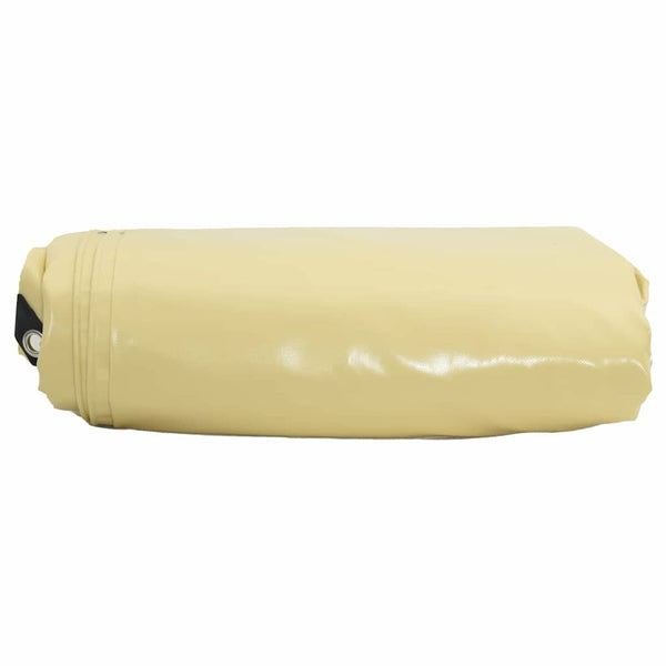 Pressu 650g / m² Beige 5 x 6 m Kangas PVC-pinnoitteella