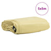 Pressu 650g / m² Beige 5 x 5 m Kangas PVC-pinnoitteella