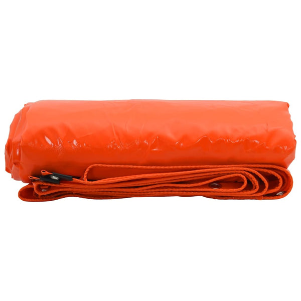 Pressu 650g / m² Oranssi 3 x 4 m Kangas PVC-pinnoitteella