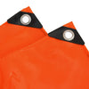 Pressu 650g / m² Oranssi 6 x 8 m Kangas PVC-pinnoitteella