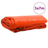 Pressu 650g / m² Oranssi 5 x 7 m Kangas PVC-pinnoitteella