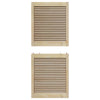 Kaapin ovi ovella 4 pcs Luonnollinen 140,5 x 2,1 x 59,5 cm