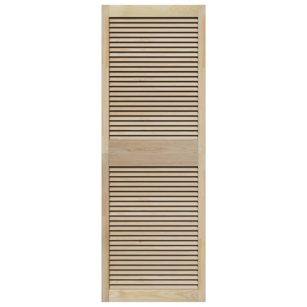 Kaapin ovi ovella 4 pcs Luonnollinen 170 x 2,1 x 59,5 cm