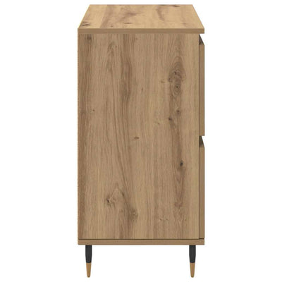 Sivupöydät 3 pcs artesaani tammi 180 x 35 x 70 cm Tekninen puu