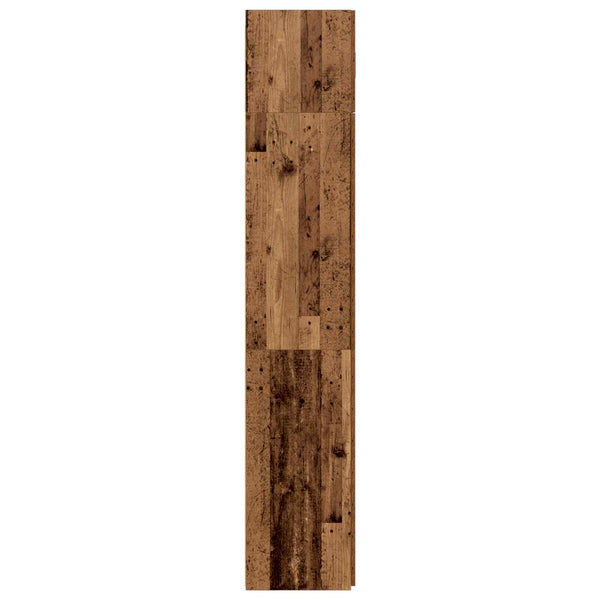 Säilytyskaappi 2 kpl Vanha puu 80 x 42,5 x 225 cm