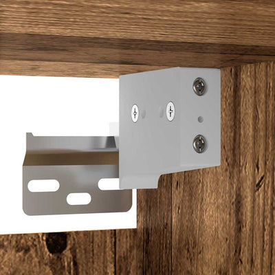 Korkea kaappi Vanha puu 69,5 x 34 x 180 cm Tekninen puu