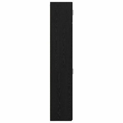 Säilytyskaappi Musta tammi 50 x 41 x 225 cm Tekninen puu