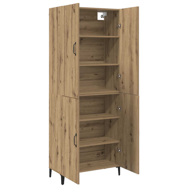 Korkea kaappi 2 kpl Artisan tammi 69,5 x 34 x 180 cm
