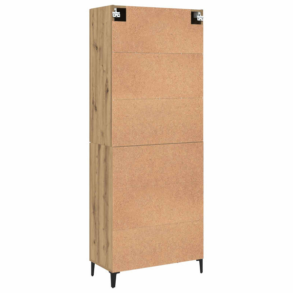 Korkea kaappi 2 kpl Artisan tammi 69,5 x 34 x 180 cm