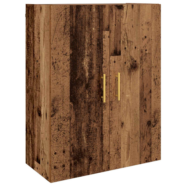 Korkea kaappi Vanha puu 69,5 x 34 x 180 cm Tekninen puu