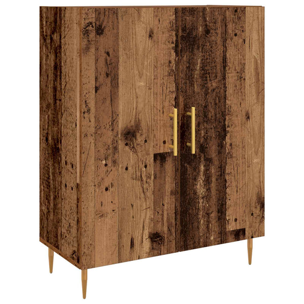 Korkea kaappi Vanha puu 69,5 x 34 x 180 cm Tekninen puu