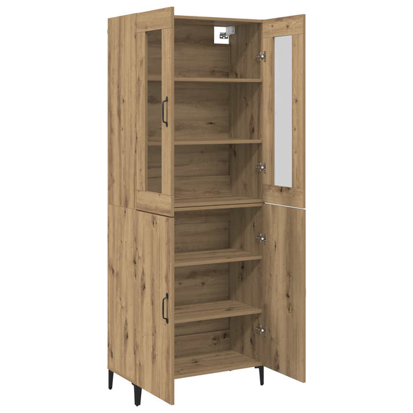 Korkea kaappi 2 kpl Artisan tammi 69,5 x 34 x 180 cm