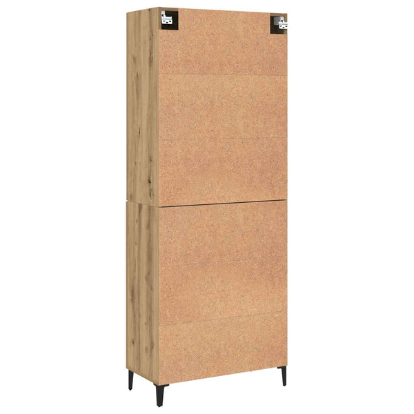 Korkea kaappi 2 kpl Artisan tammi 69,5 x 34 x 180 cm