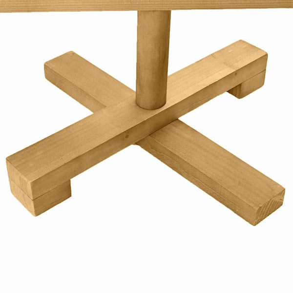 Joulukuuset jalustalla Ruskea 150 cm Täysi mänty