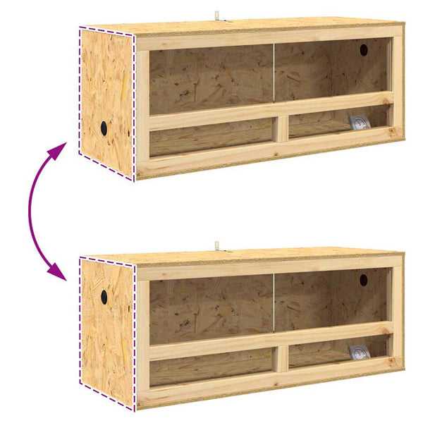 Terrarium Ruskea 100 x 40 x 40 cm OSB